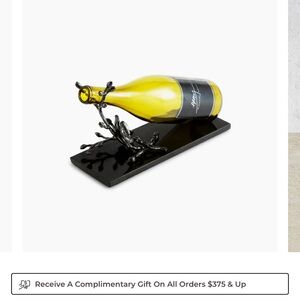 Michael Aram Black Orchid Wine Rest